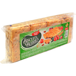 Печенье затяжное с начинкой «BISCUITS & BERRIES», клюква и изюм, 210 г, Житомирские Ласощи