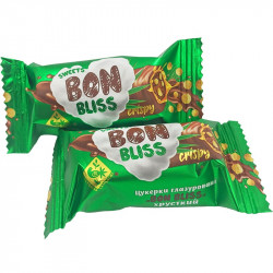 Цукерки глазуровані «Bon Bliss» хрусткий, 1 кг, Житомирські Ласощі