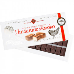 Подарунковий набір шоколадних цукерок "Пташине молоко" кондитерської фабрики "Житомирські Ласощі"