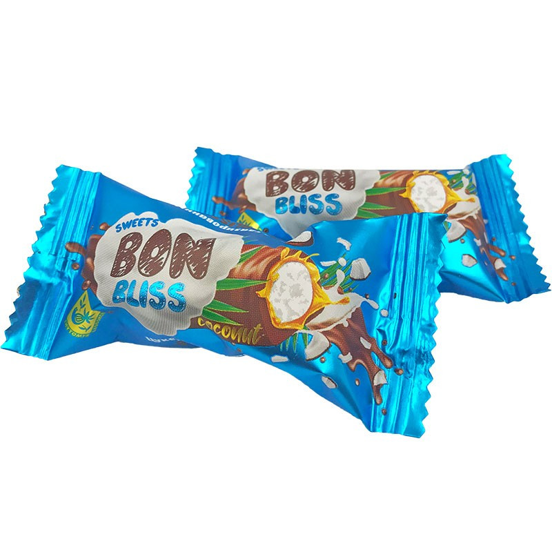 Цукерки глазуровані «Bon Bliss» кокос, 1 кг, Житомирські Ласощі